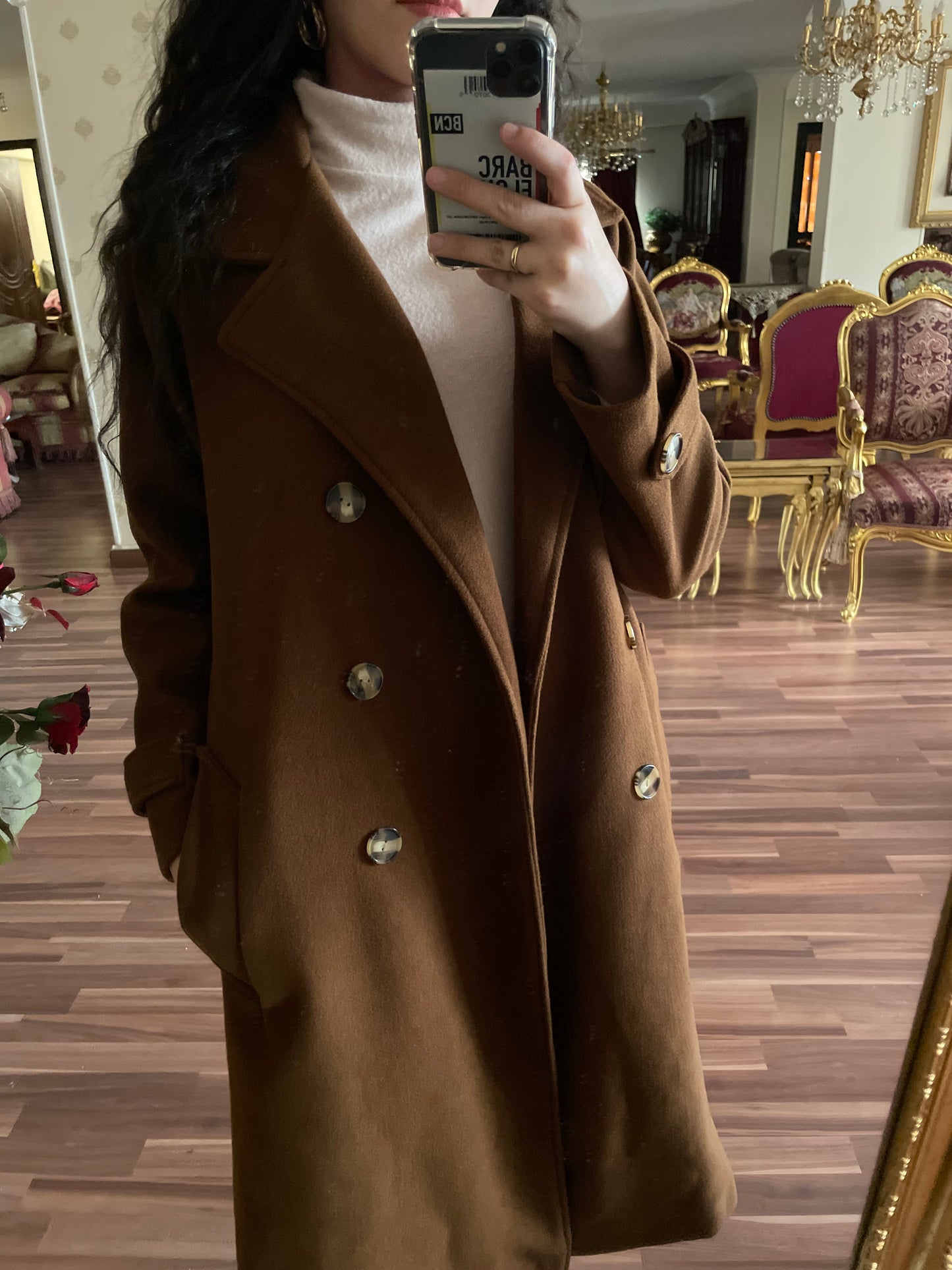 Brown coat