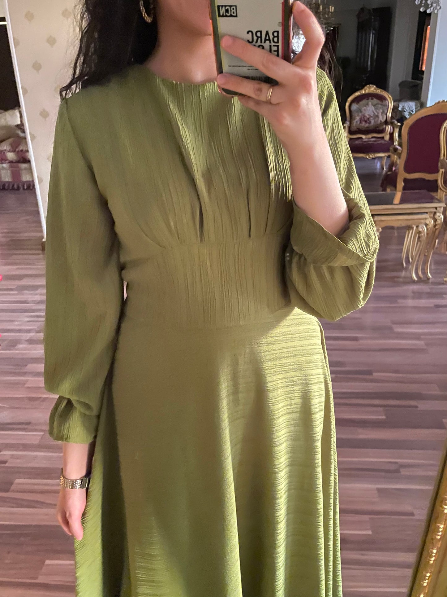 pistachio dress