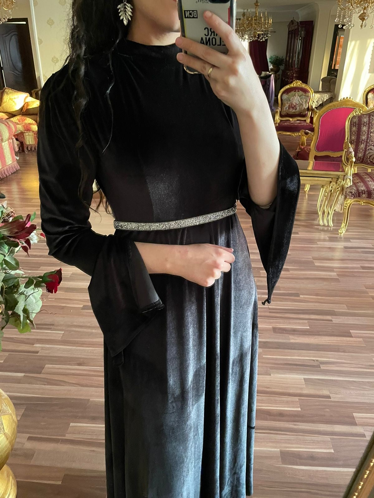 Soriee dress in black