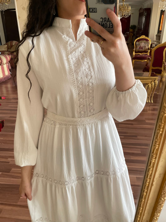 White summer dress