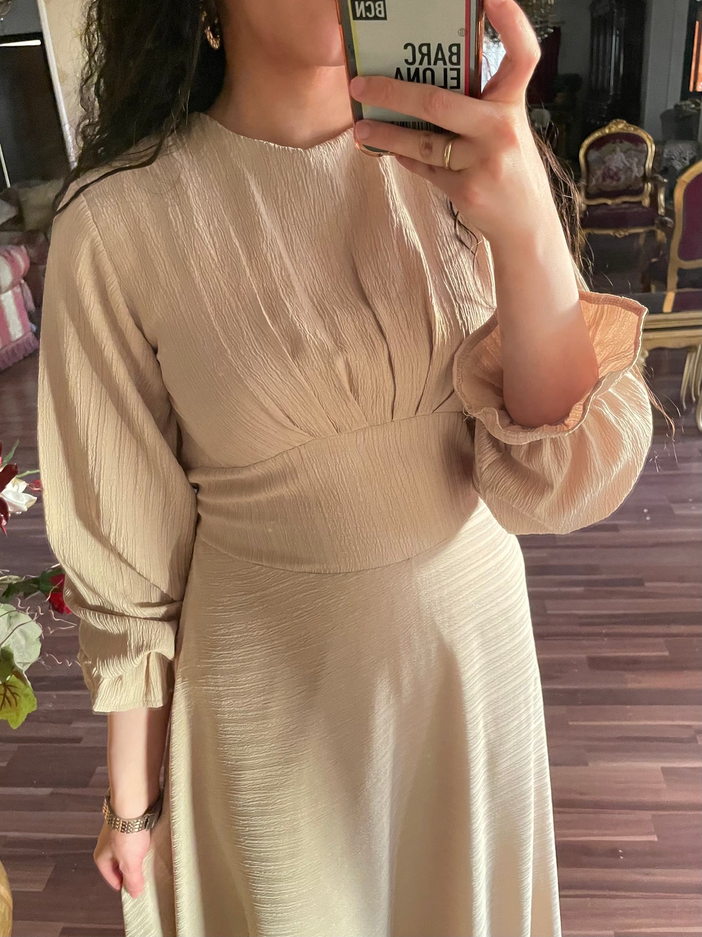 Beige dress