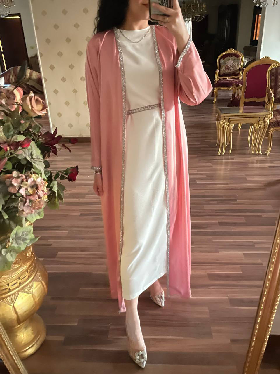 Satin kaftan