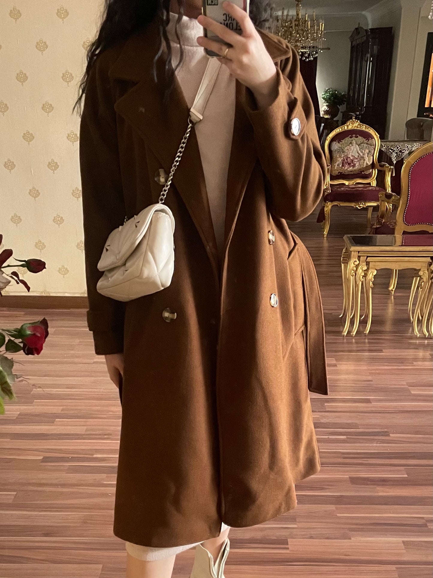 Brown coat