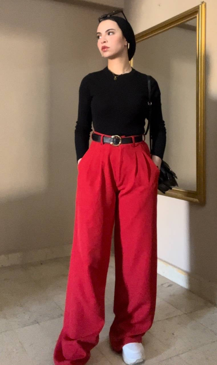 Red pants