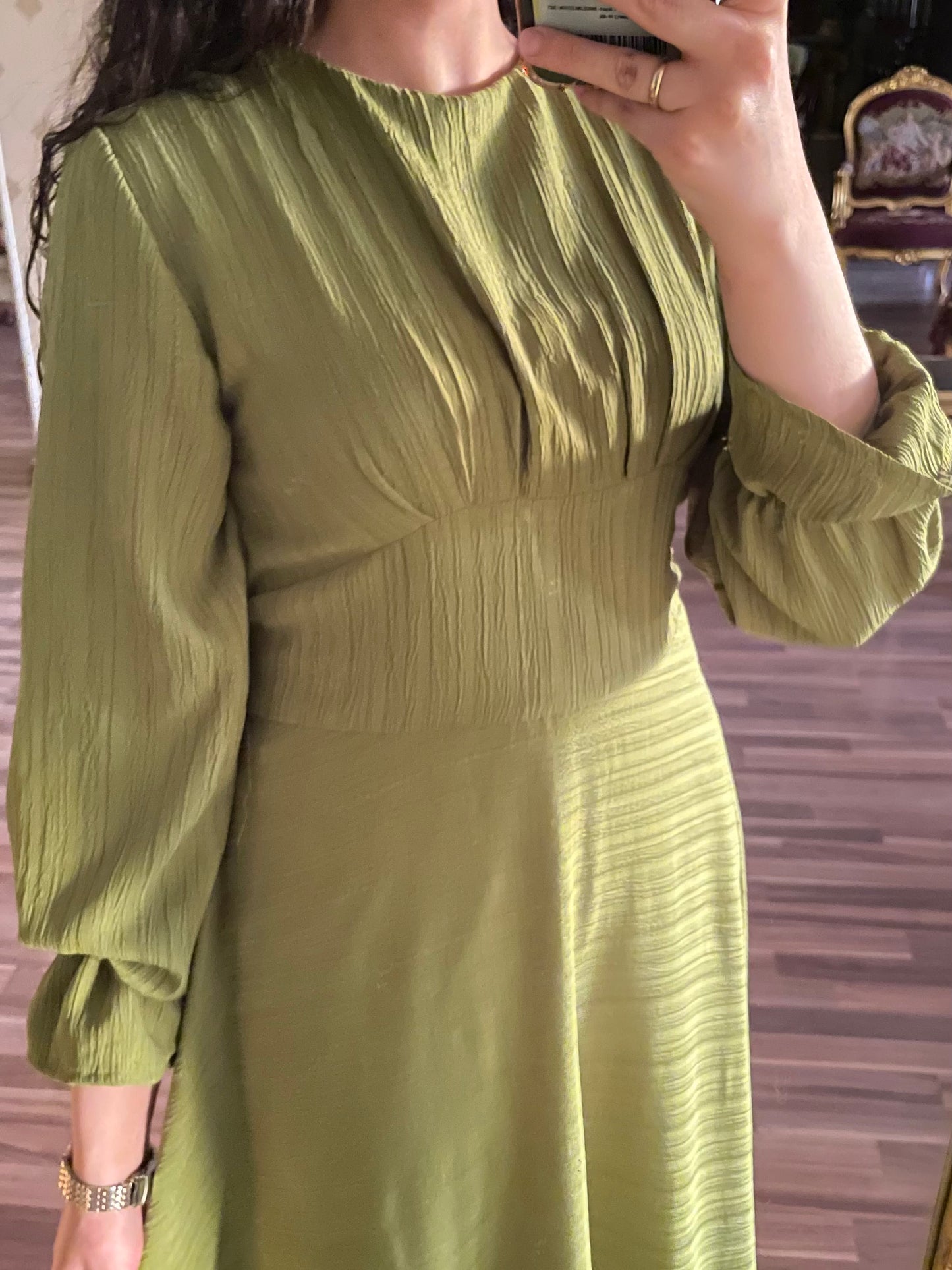 pistachio dress