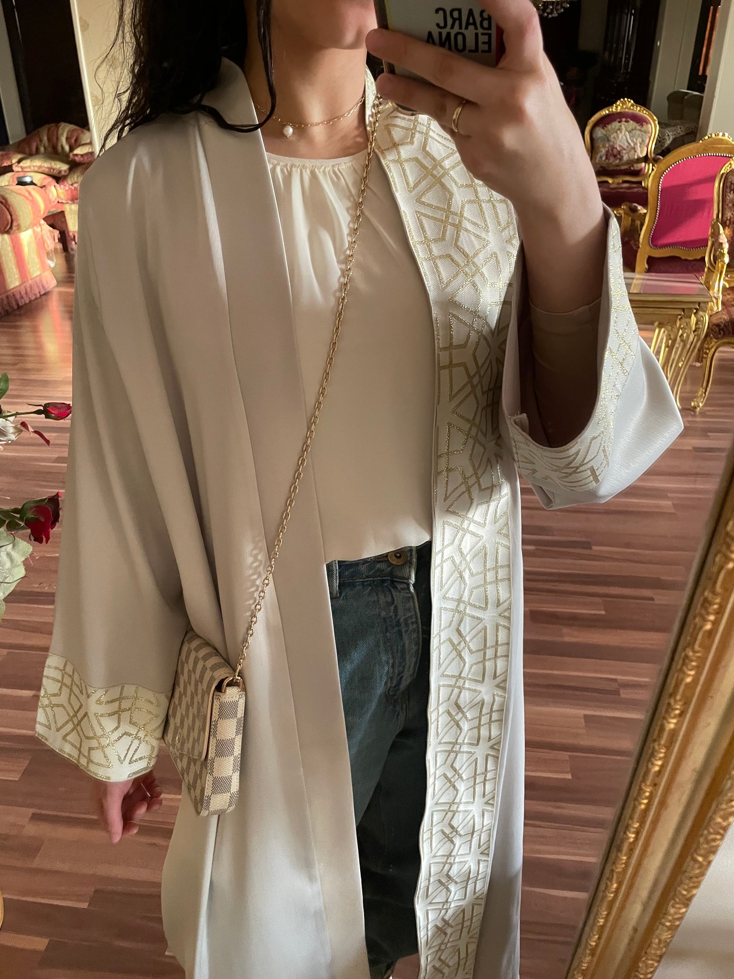 Salona satin kaftan