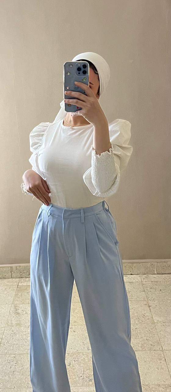 Baby blue pants