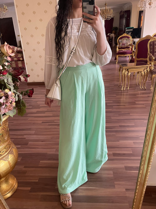 Light green pants