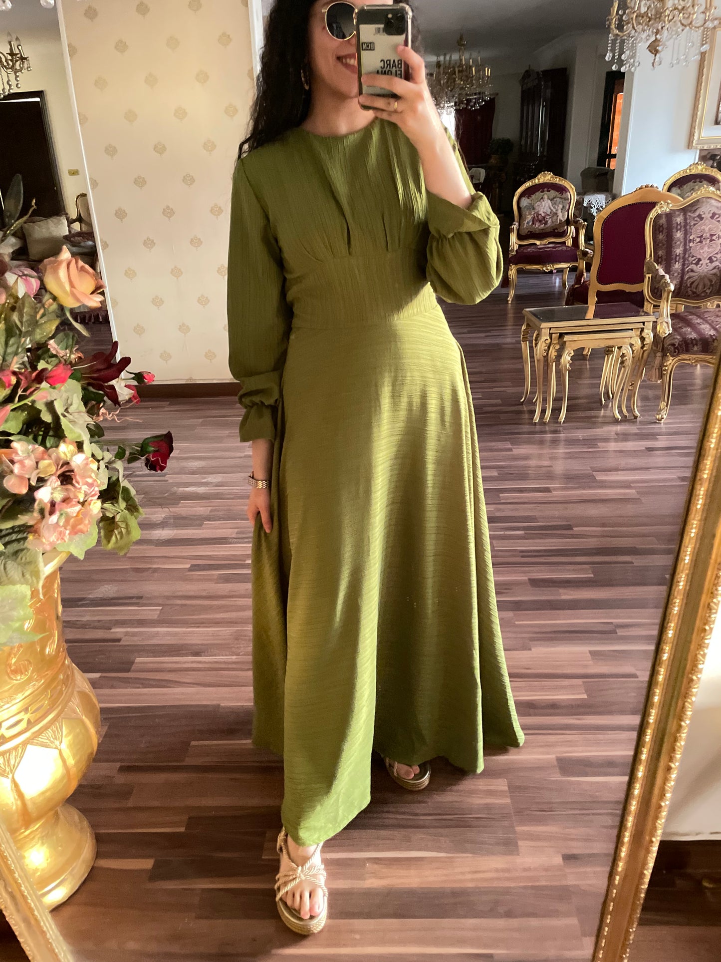 pistachio dress