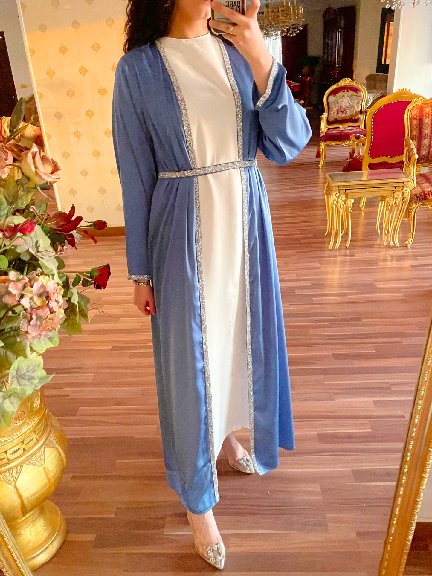 Satin kaftan